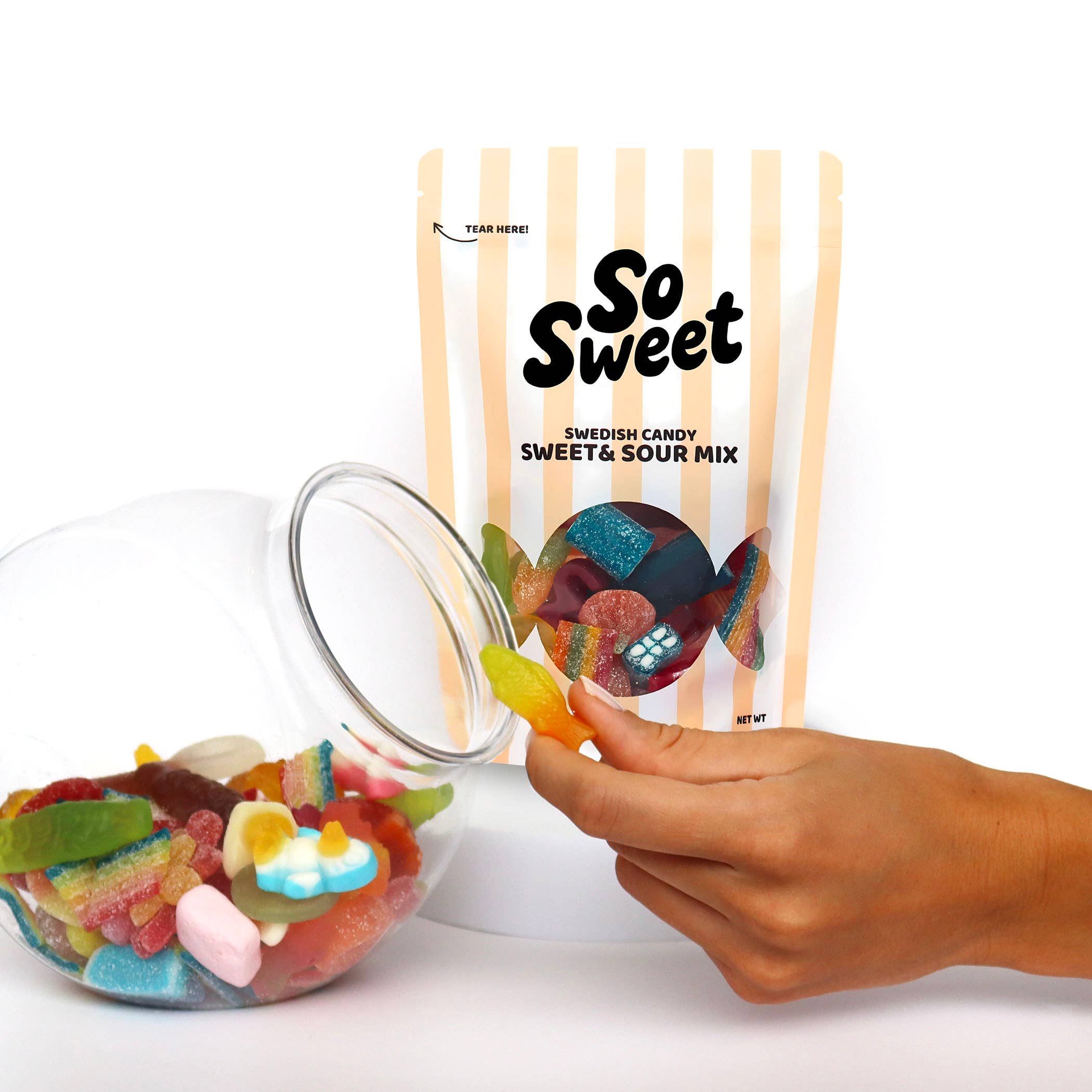 So Sweet Swedish Candy Sweet & Sour Mix (8 oz) | Little Miss Cupcape